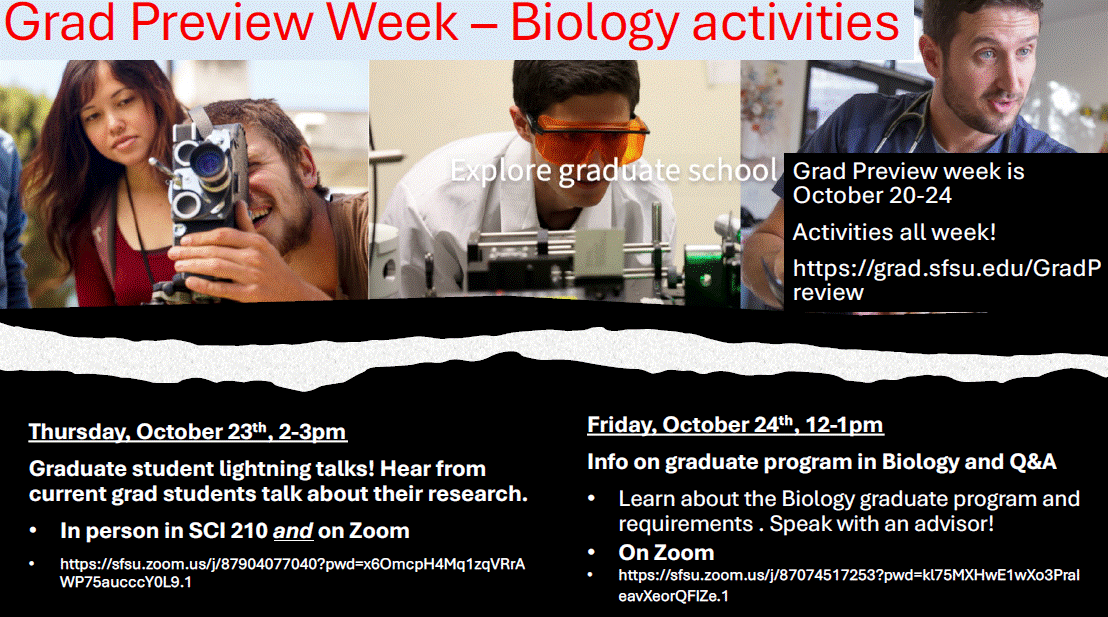 biology graduate preview AD