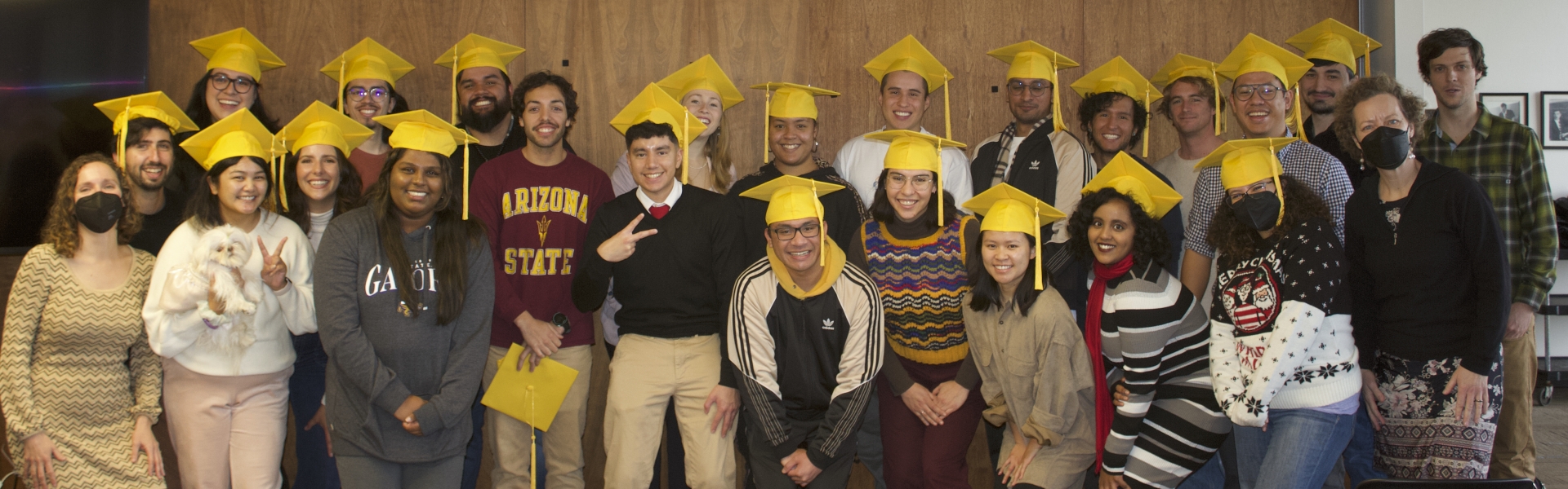 Students and faculty at the graduation for GOLD Students in December 2022