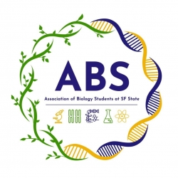 a logo styled with plant vines and DNA