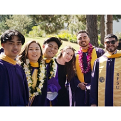 Photo of Biology students at Recognition Ceremony